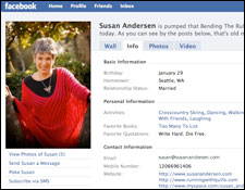 Susan Andersen's Facebook